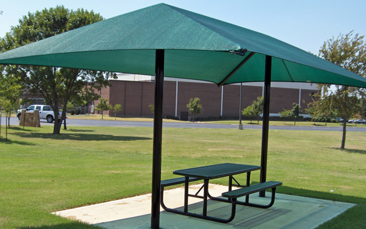 St George Pools - Umbrella Dual Shade Structure